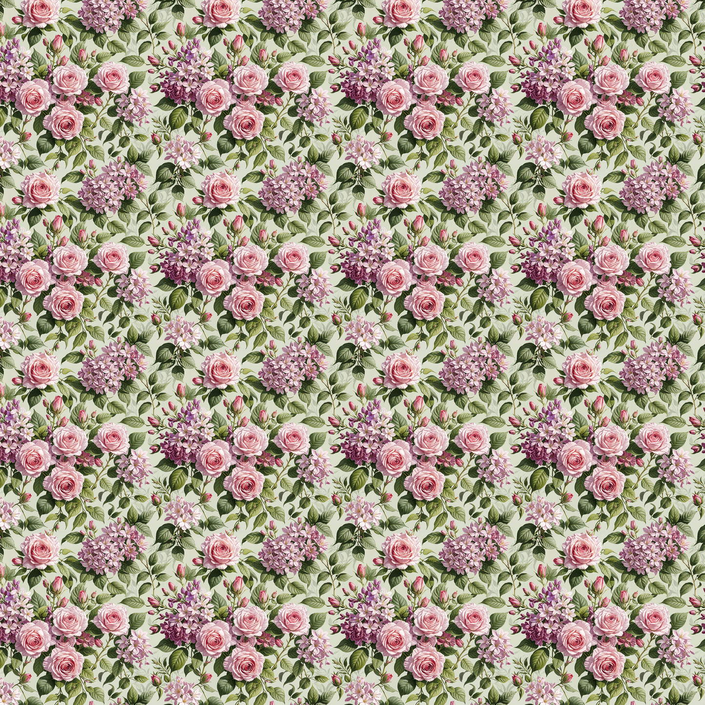 Vintage Pink Roses Wallpaper