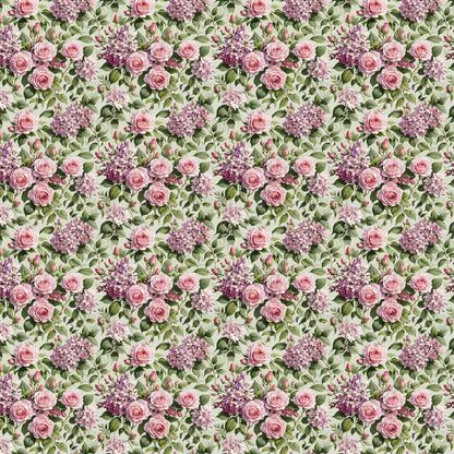 Vintage Pink Roses Wallpaper