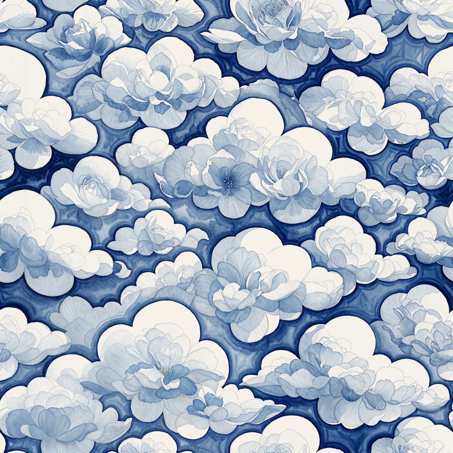 Dreamy Clouds Nursery Wallpaper