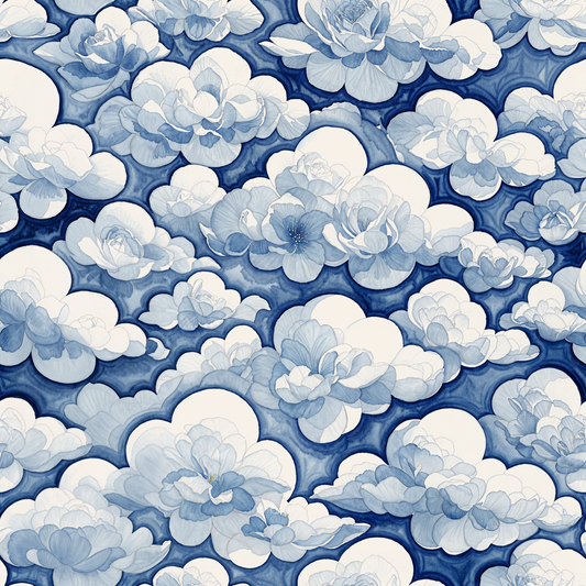 Dreamy Clouds Nursery Wallpaper