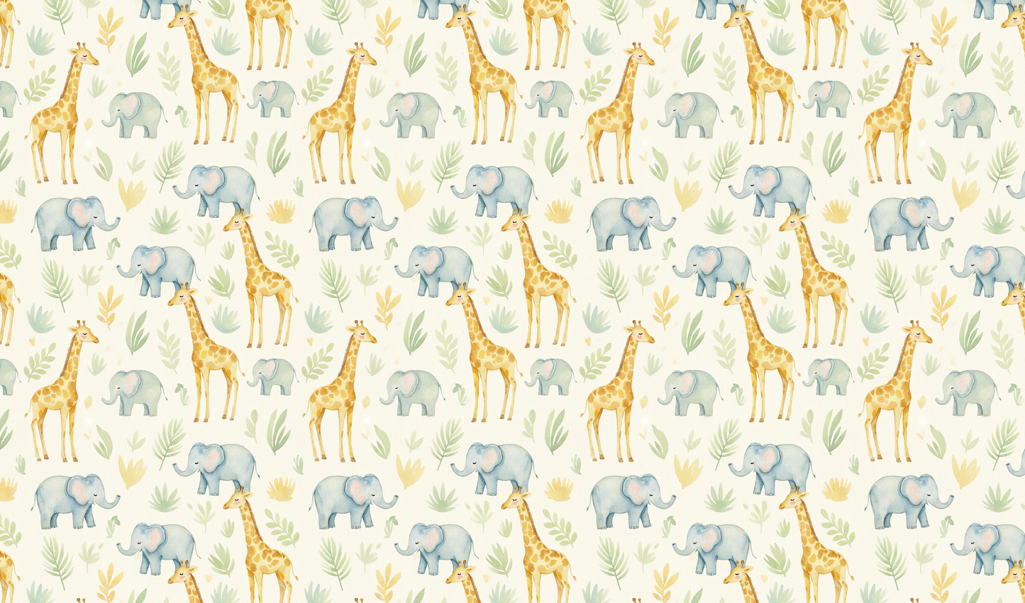 Safari Dreams Nursery Wallpaper