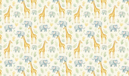 Safari Dreams Nursery Wallpaper