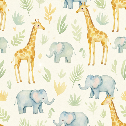 Safari Dreams Nursery Wallpaper